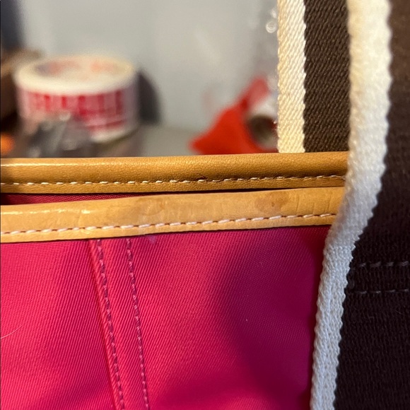 Pink and Brown Tote Bag - Picture 13 of 16